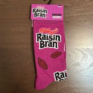 Kellogg’s Raisin Bran Novelty Socks *NWT*